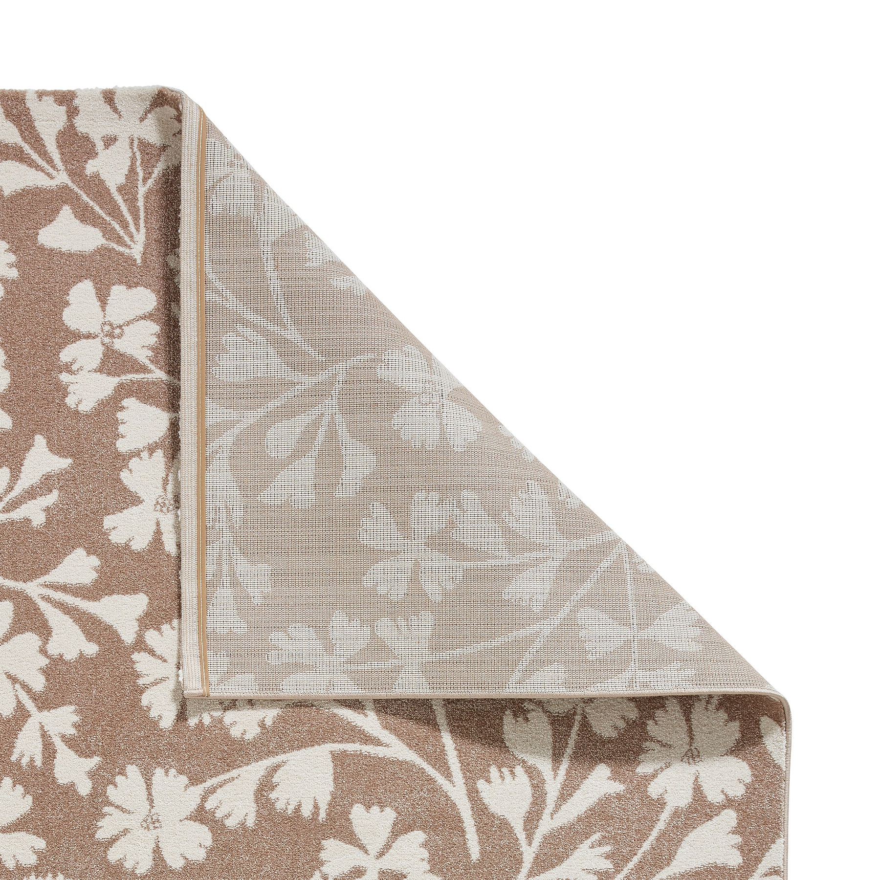 Grace Floral Rug Natural from Roseland Furniture