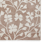 Grace Floral Rug Natural from Roseland Furniture