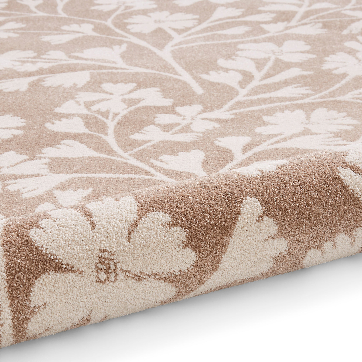 Grace Floral Rug Natural from Roseland Furniture