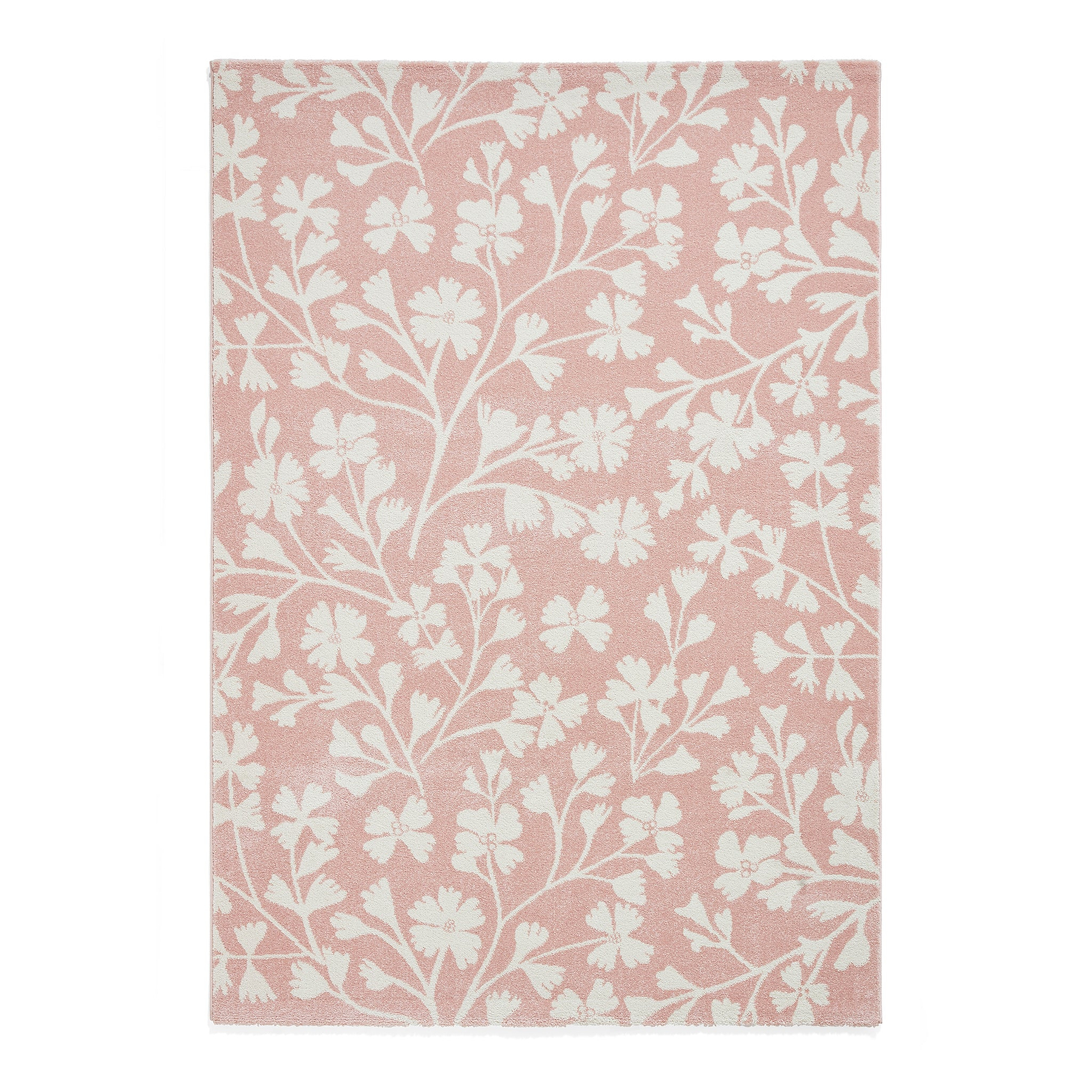 Grace Floral Rug Pink from Roseland Furniture