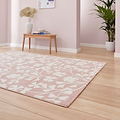 Grace Floral Rug Pink from Roseland Furniture