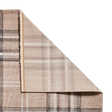 Kelso Check Rug Beige from Roseland Furniture