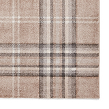 Kelso Check Rug Beige from Roseland Furniture