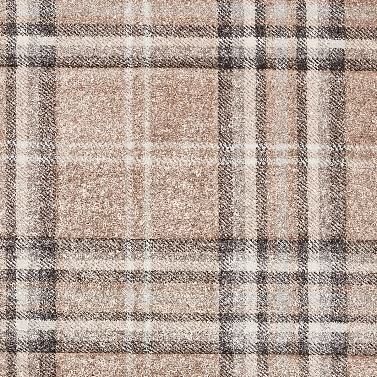 Kelso Check Rug Beige from Roseland Furniture