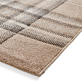 Kelso Check Rug Beige from Roseland Furniture