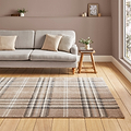 Kelso Check Rug Beige from Roseland Furniture