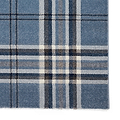 Kelso Check Rug Blue from Roseland Furniture