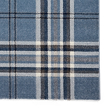 Kelso Check Rug Blue from Roseland Furniture