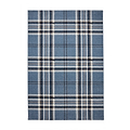 Kelso Check Rug Blue from Roseland Furniture