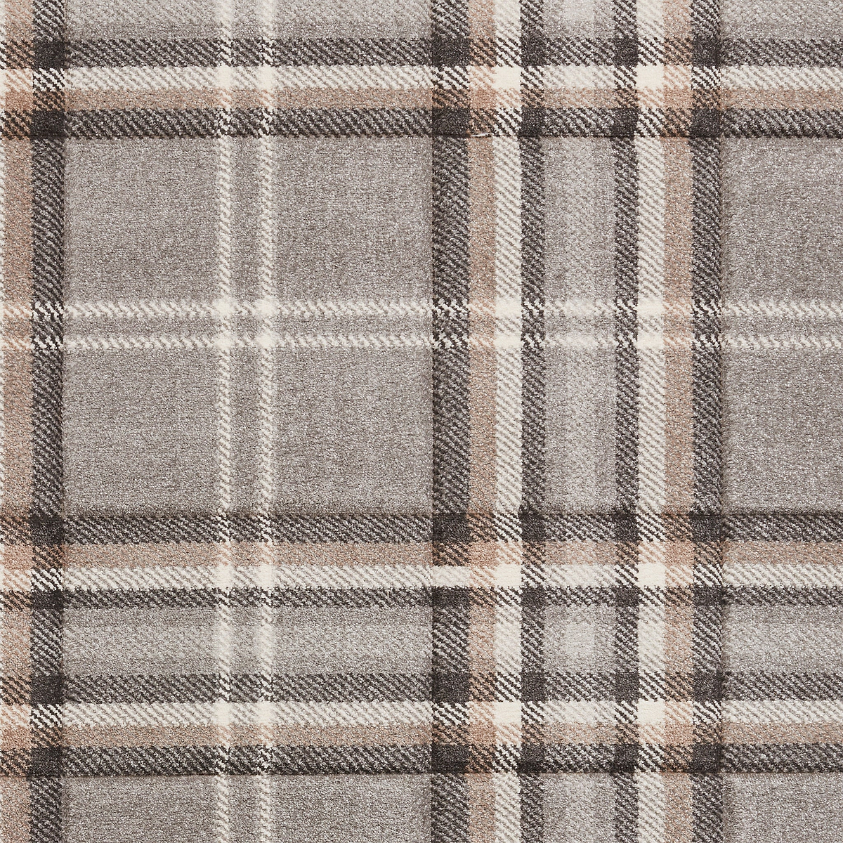 Kelso Check Rug Grey from Roseland Furniture