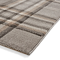 Kelso Check Rug Grey from Roseland Furniture