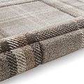 Kelso Check Rug Grey from Roseland Furniture