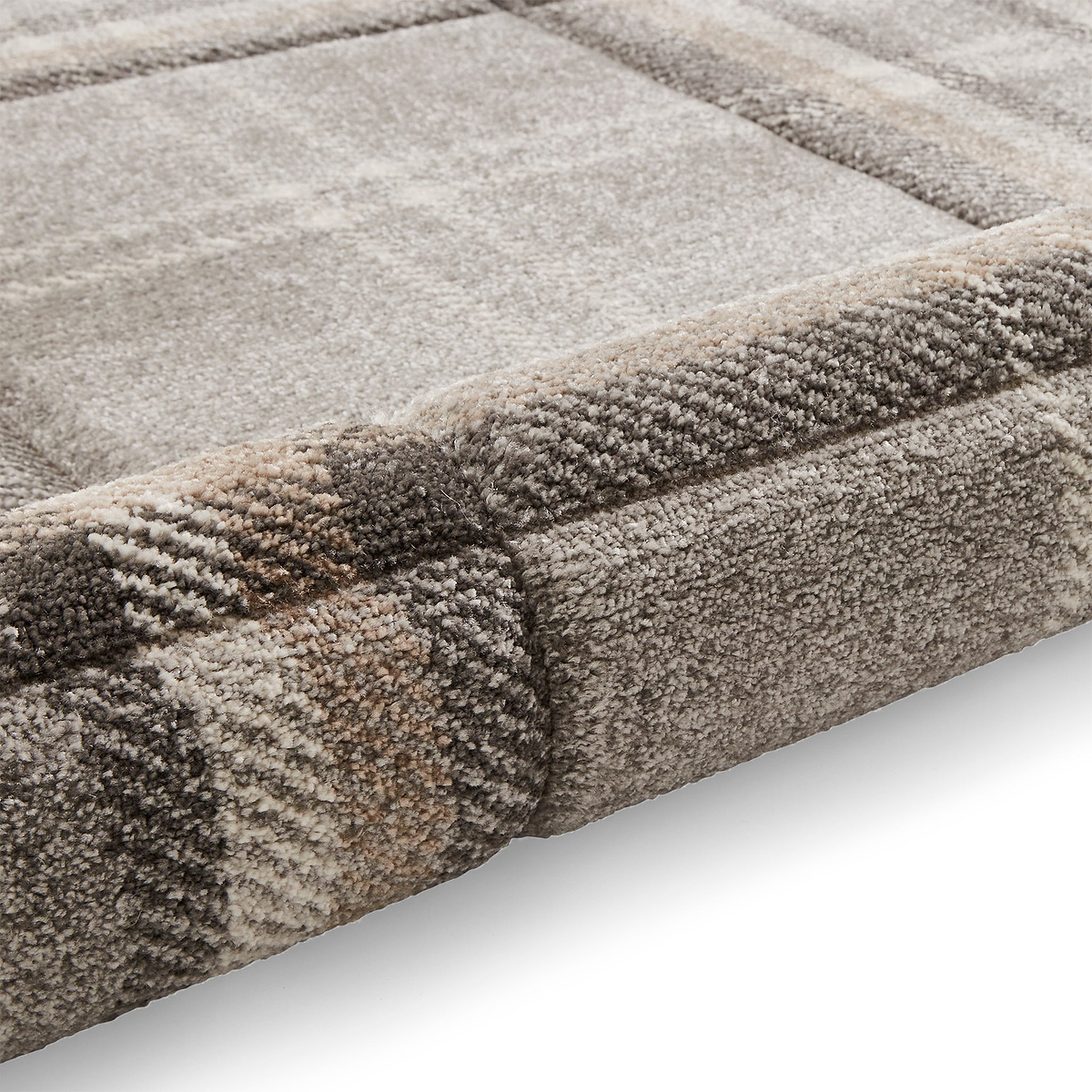 Kelso Check Rug Grey from Roseland Furniture