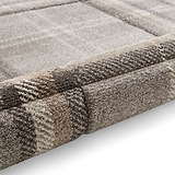 Kelso Check Rug Grey from Roseland Furniture