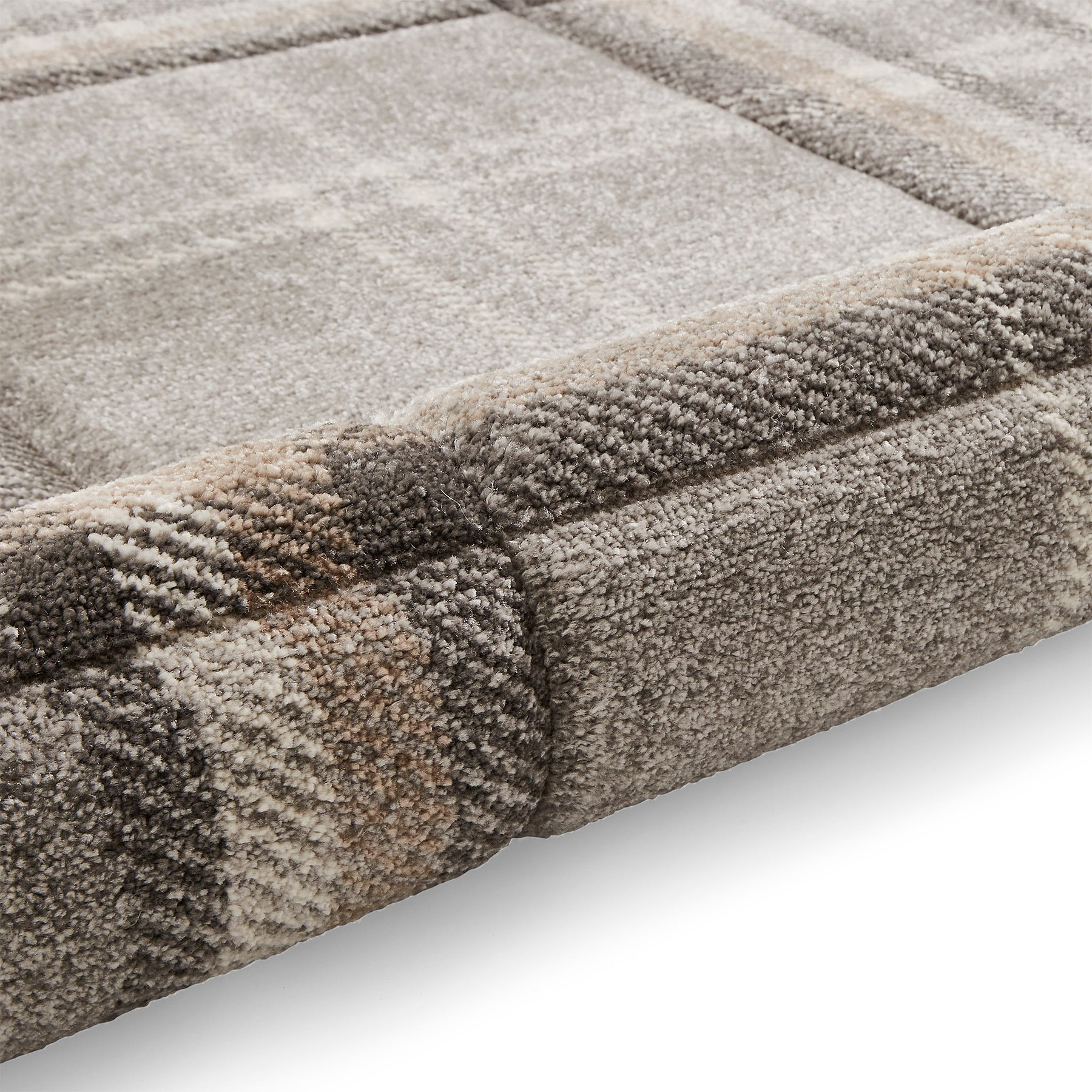 Kelso Check Rug Grey from Roseland Furniture