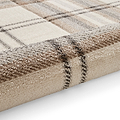 Kelso Check Rug Natural from Roseland Furniture