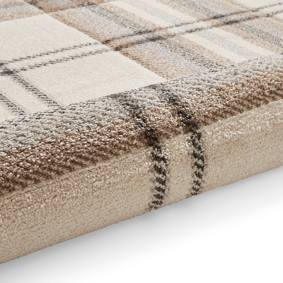 Kelso Check Rug Natural from Roseland Furniture