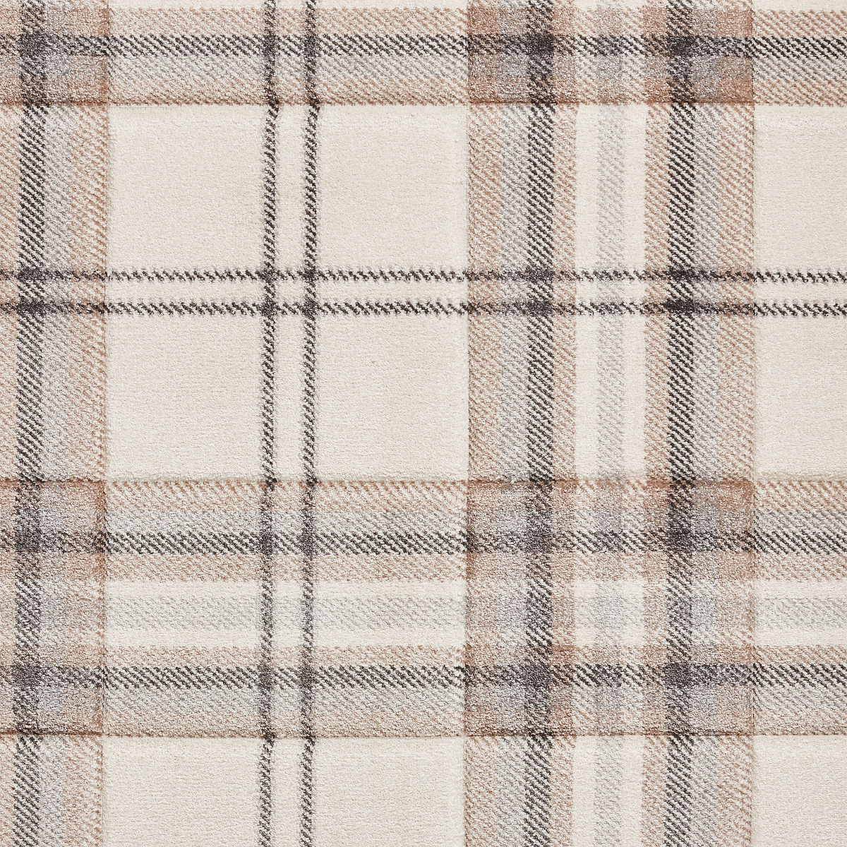 Kelso Check Rug Natural from Roseland Furniture