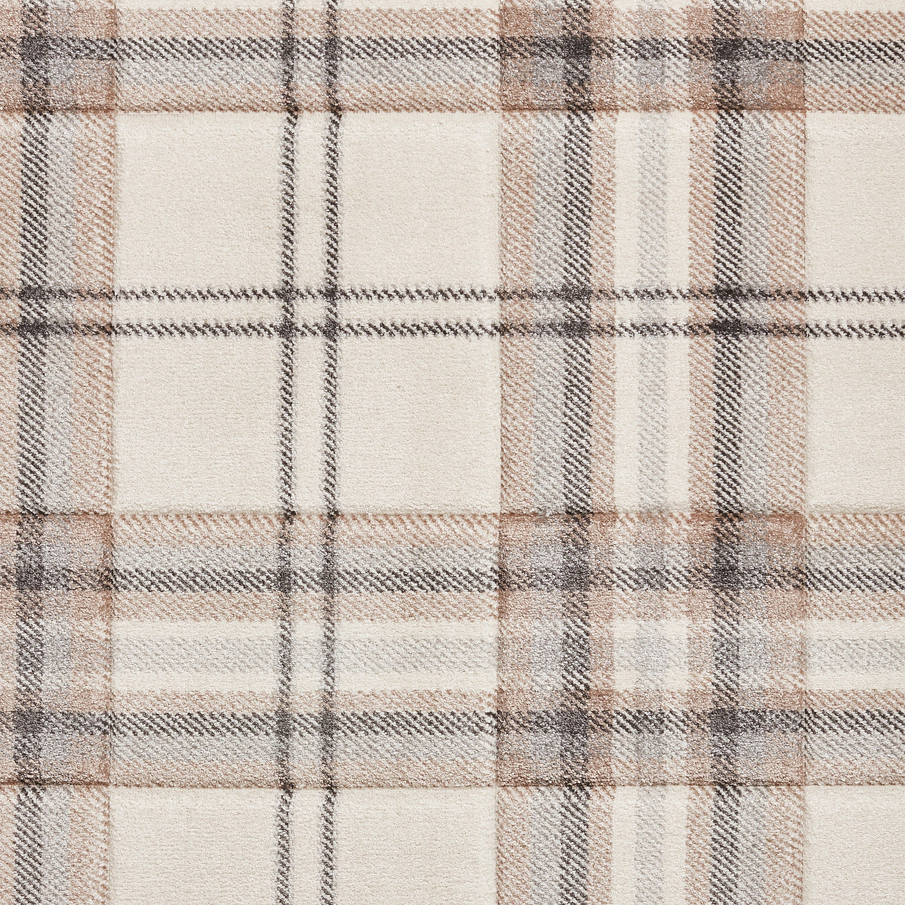 Kelso Check Rug Natural from Roseland Furniture