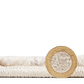 Kelso Check Rug Natural from Roseland Furniture
