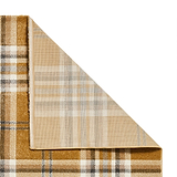 Kelso Check Rug Yellow from Roseland Furniture