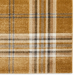 Kelso Check Rug Yellow from Roseland Furniture
