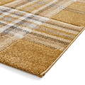 Kelso Check Rug Yellow from Roseland Furniture