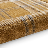 Kelso Check Rug Yellow from Roseland Furniture