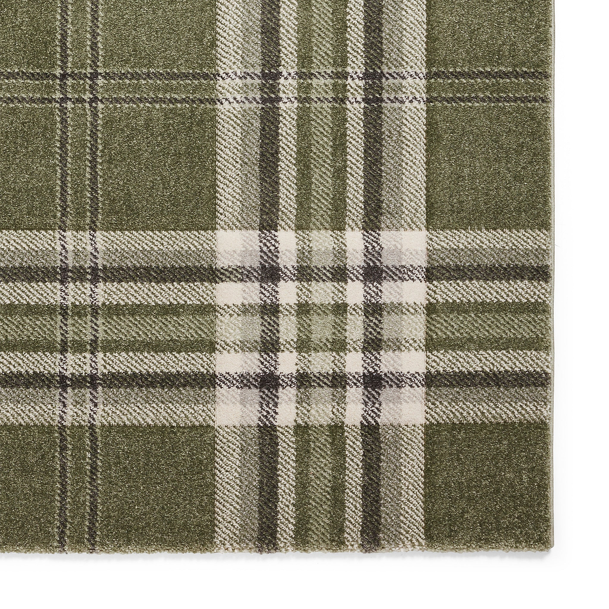 Kelso Check Rug Green from Roseland Furniture
