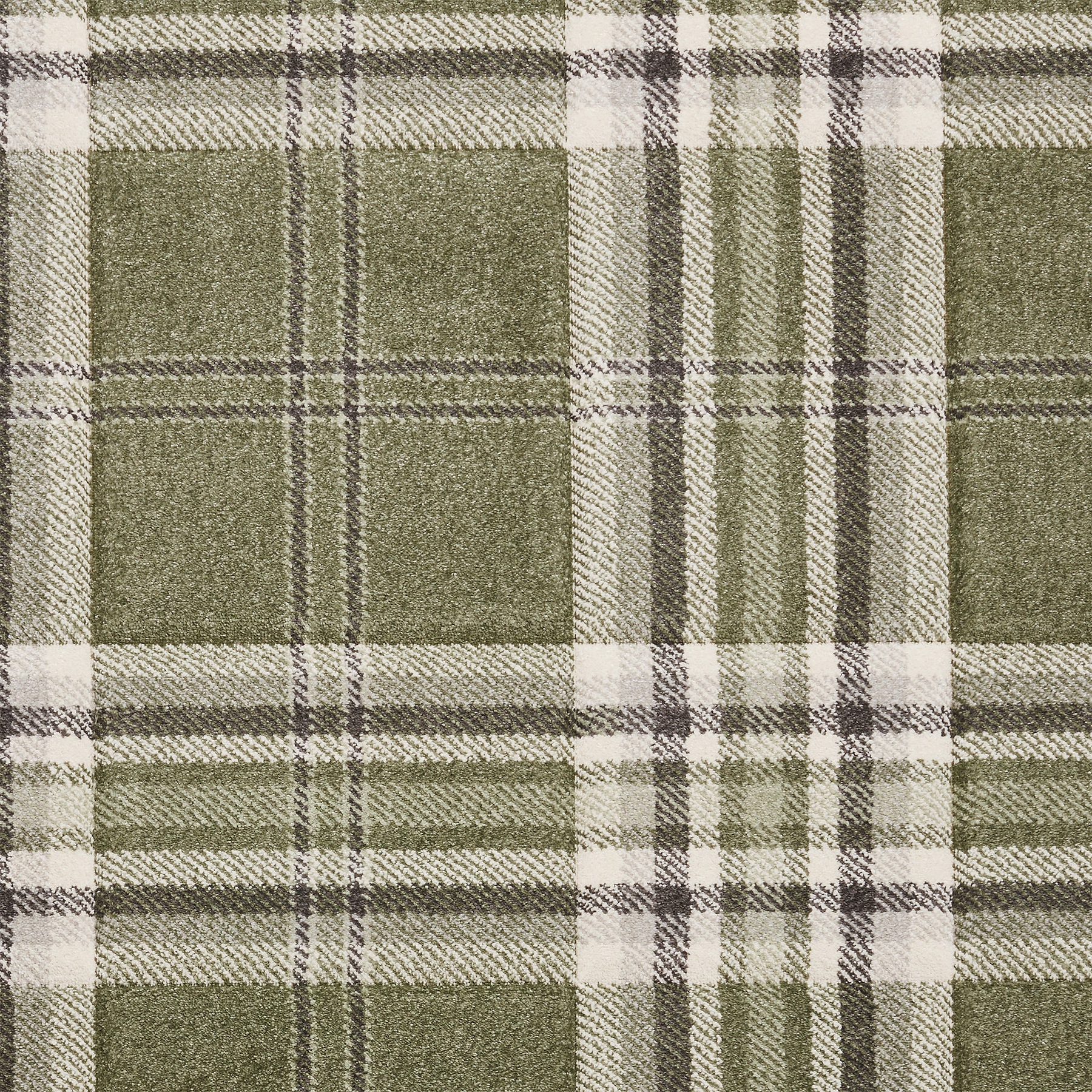 Kelso Check Rug Green from Roseland Furniture