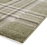 Kelso Check Rug Green from Roseland Furniture