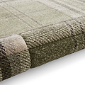 Kelso Check Rug Green from Roseland Furniture