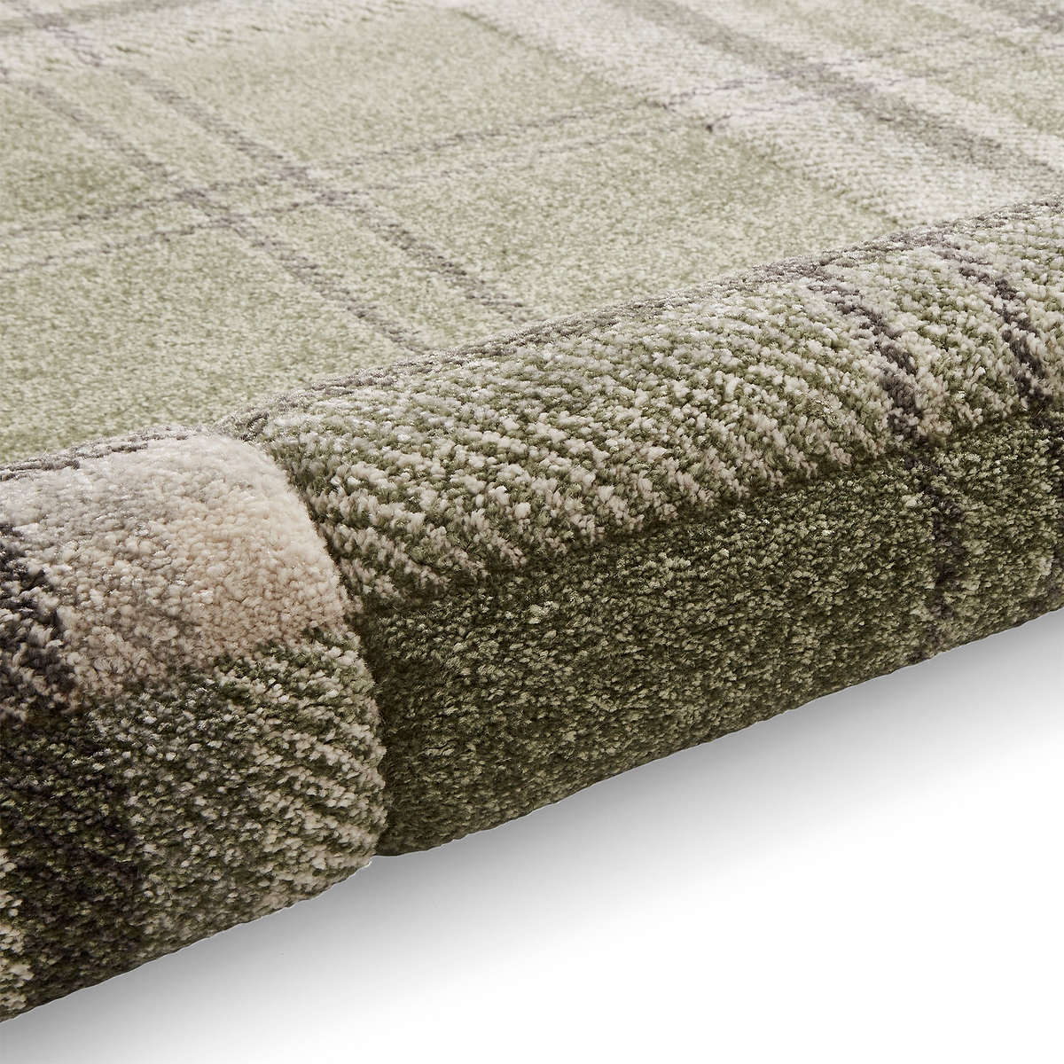 Kelso Check Rug Green from Roseland Furniture