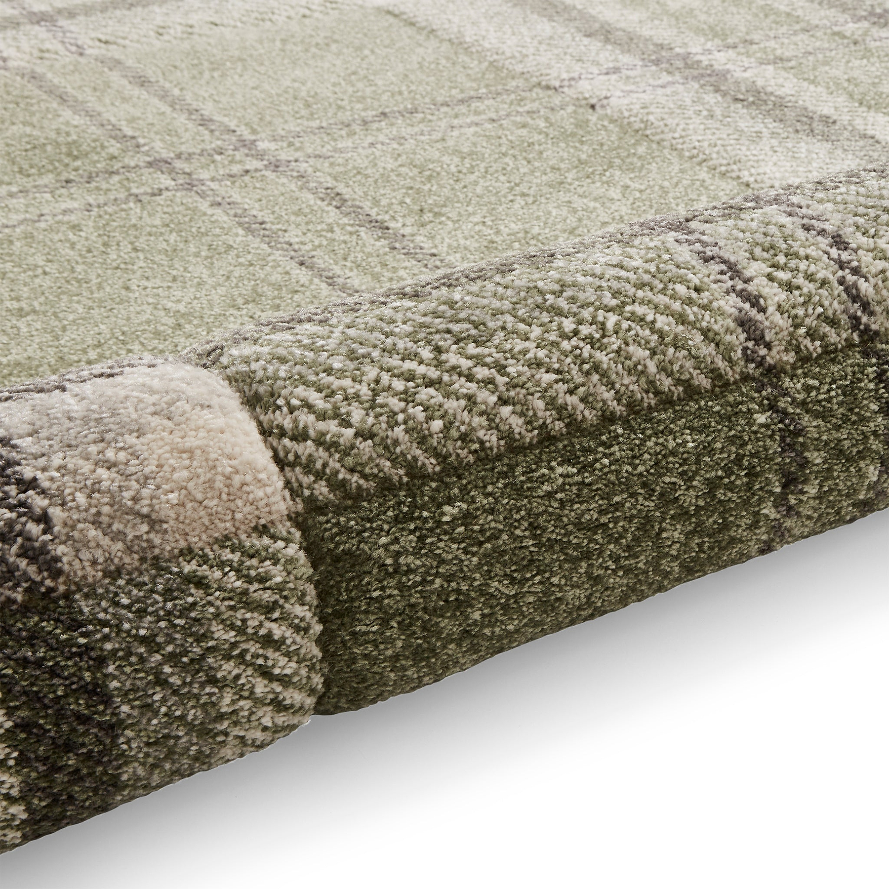 Kelso Check Rug Green from Roseland Furniture