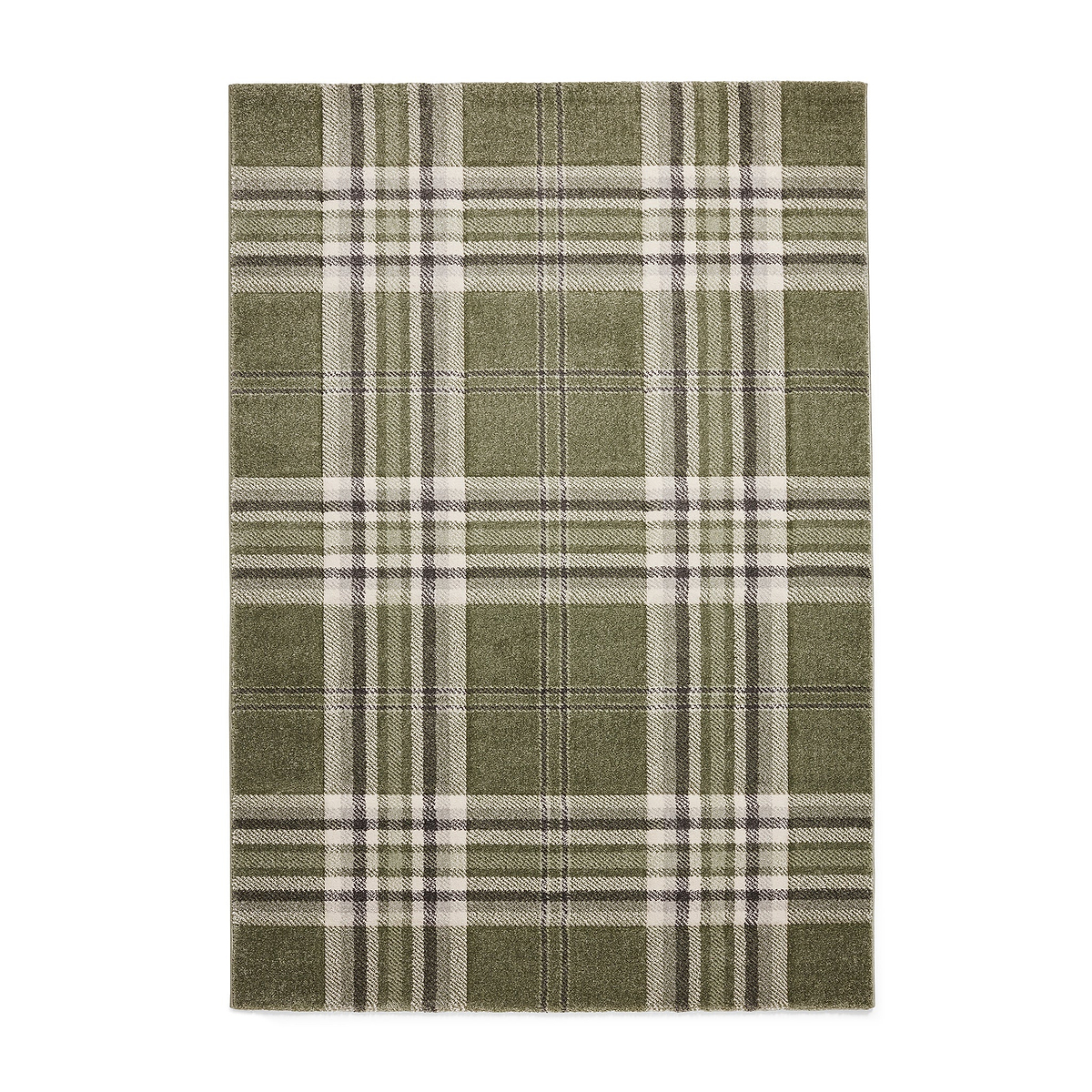 Kelso Check Rug Green from Roseland Furniture