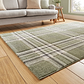 Kelso Check Rug Green from Roseland Furniture