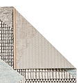 Larsson Geo Rug Blue from Roseland Furniture