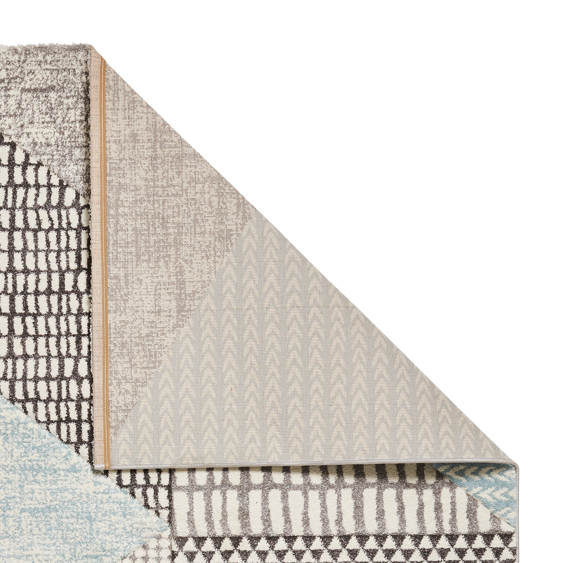 Larsson Geo Rug Blue from Roseland Furniture
