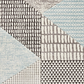 Larsson Geo Rug Blue from Roseland Furniture