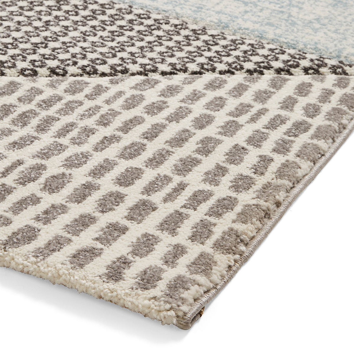 Larsson Geo Rug Blue from Roseland Furniture
