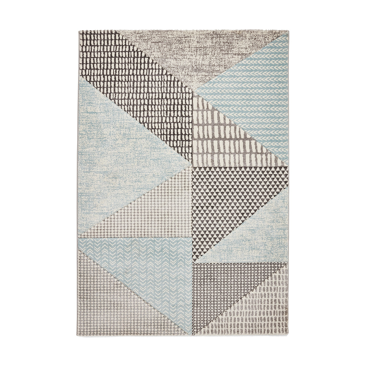 Larsson Geo Rug Blue from Roseland Furniture