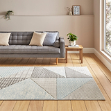 Larsson Geo Rug Blue from Roseland Furniture