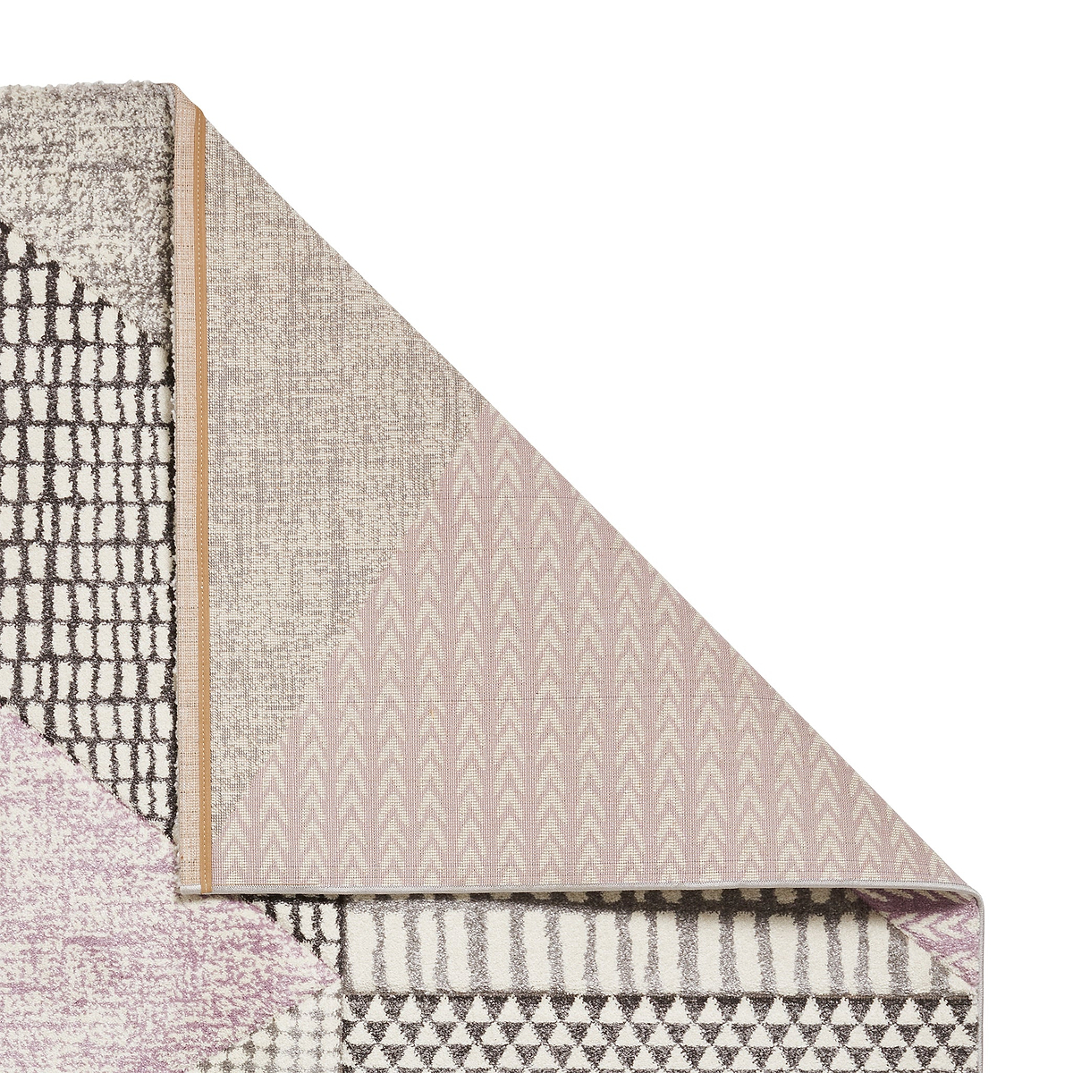 Larsson Geo Rug Purple from Roseland Furniture