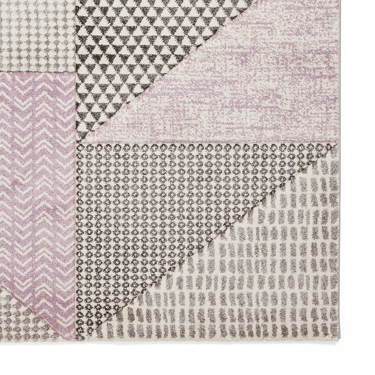 Larsson Geo Rug Purple from Roseland Furniture