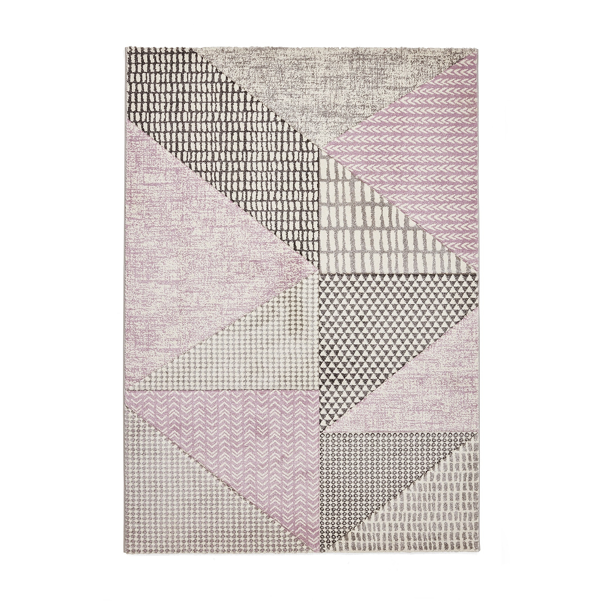 Larsson Geo Rug Purple from Roseland Furniture
