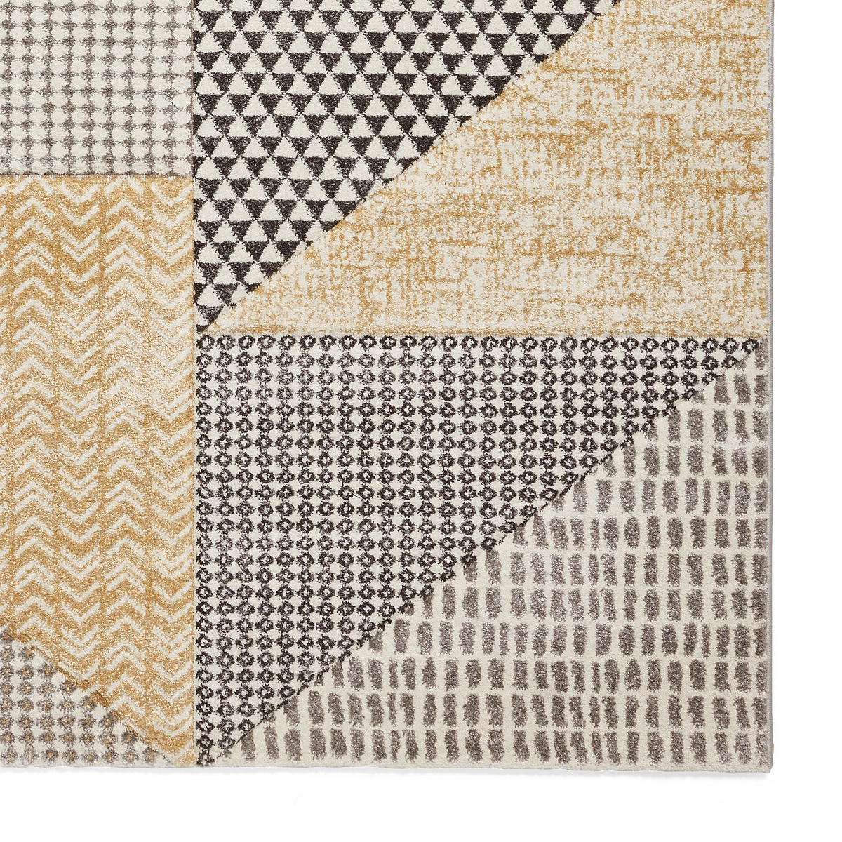 Larsson Geo Rug Yellow from Roseland Furniture