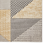Larsson Geo Rug Yellow from Roseland Furniture
