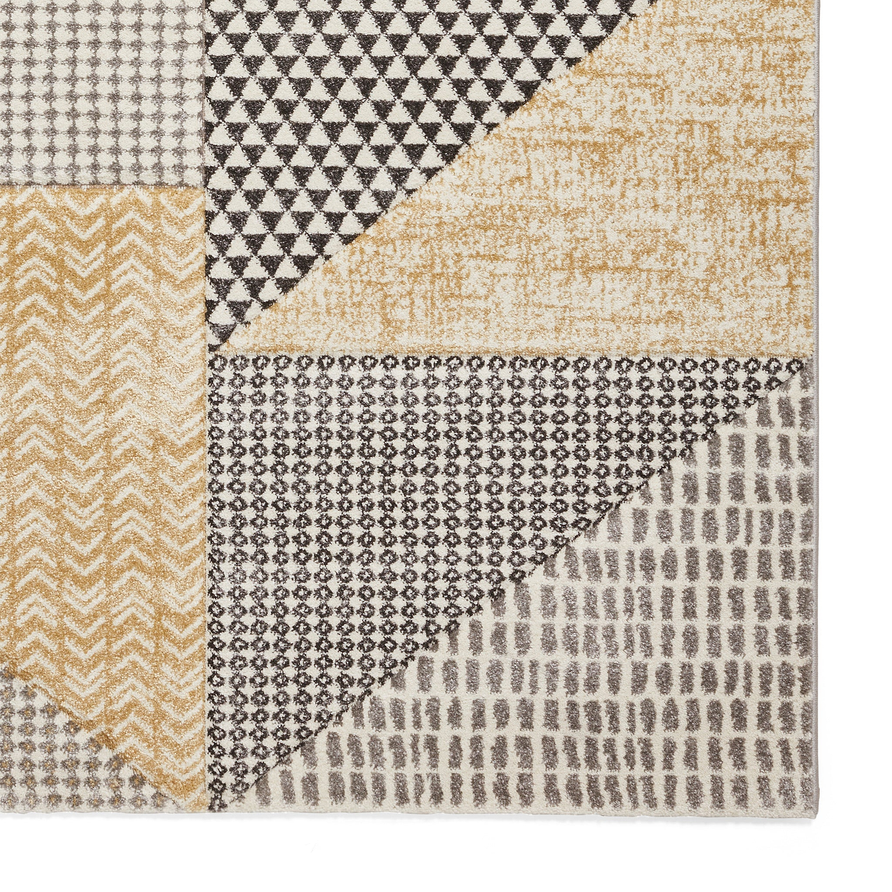 Larsson Geo Rug Yellow from Roseland Furniture