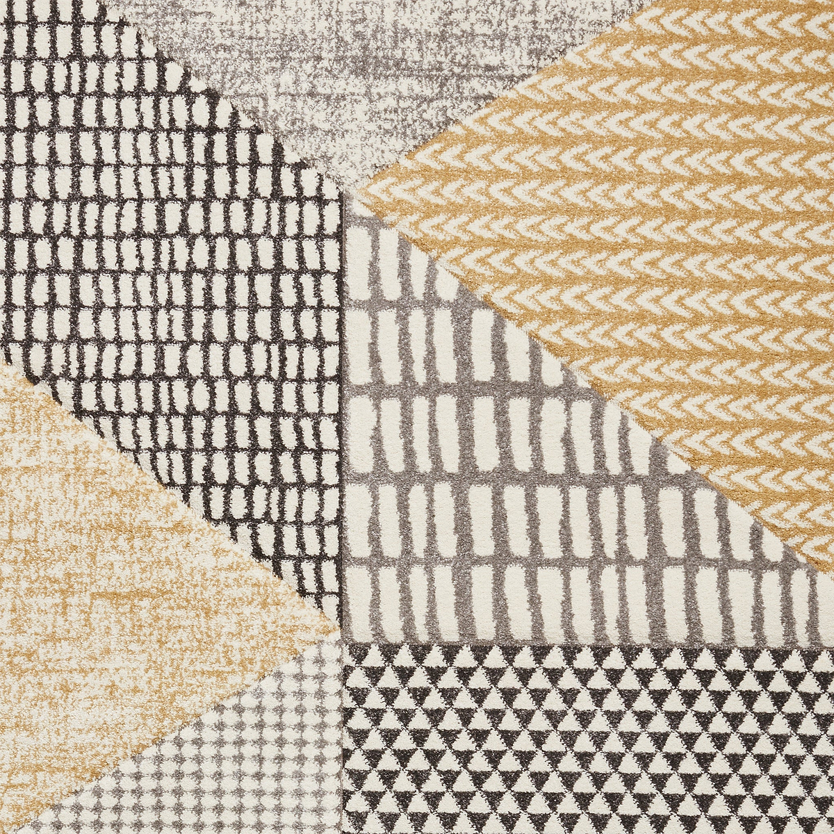 Larsson Geo Rug Yellow from Roseland Furniture