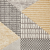 Larsson Geo Rug Yellow from Roseland Furniture